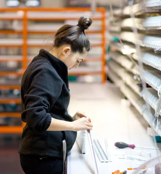 Worker pleats