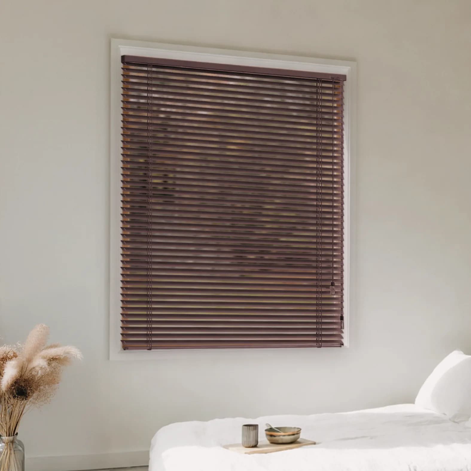 Cherry Aluminium Blinds 25 mm