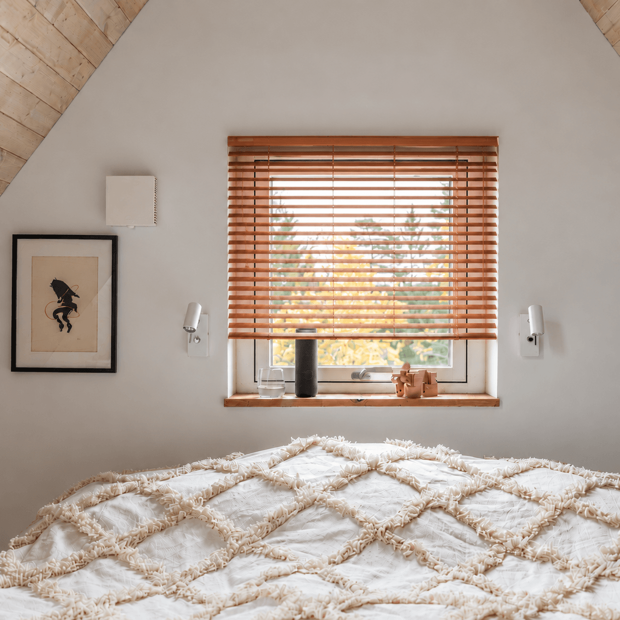 Orange Aluminium Venetian Blinds 25mm