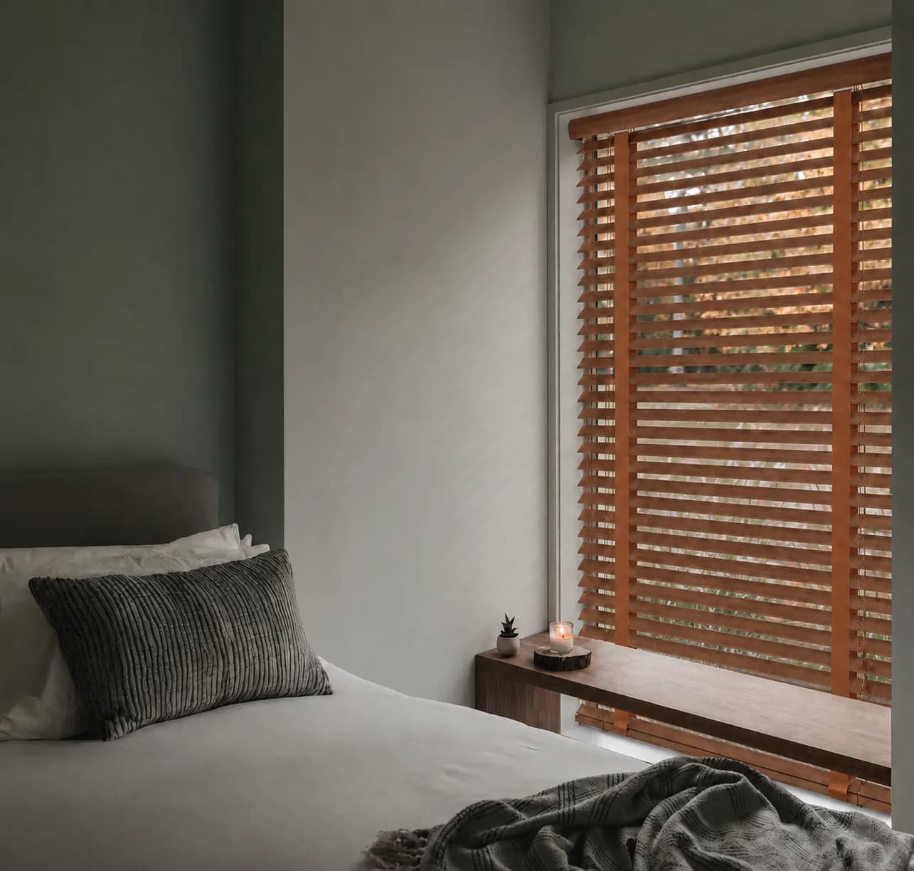 Cherry Wood Venetian Blinds 50mm